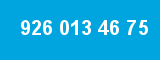 926 013 46 75 926 013 46 75